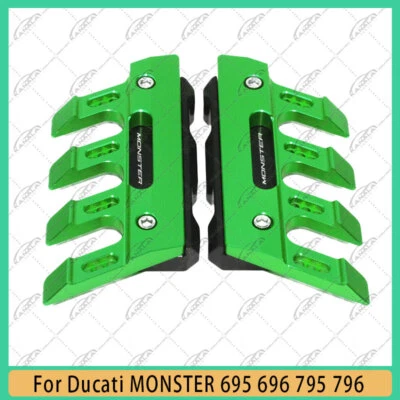 For Ducati MONSTER 695 696 795 796 CNC Front Fork Protector Fender Slider New Foto 1 de 4