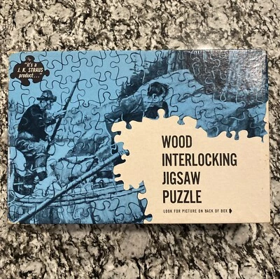 VTG, Joseph K. Strauss “Well Done” WOOD JIGSAW PUZZLE 500+ pc RARE Collectible - Image 1 of 4