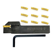 MGEHR1616-2 Lathe Turning Tool holder + MGMN200-G NC3030 2mm carbide insert 