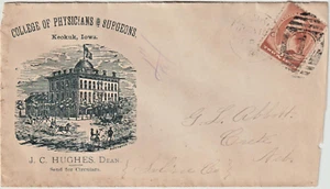 KEOKUK IOWA cl duplex 1 illust advt cover College of Physicians Surgeons (g60) - Picture 1 of 2