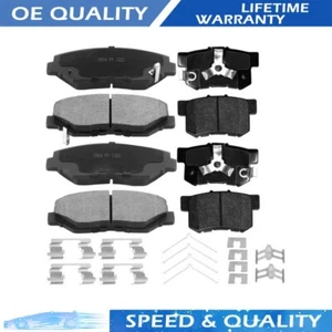 Front Rear Ceramic Brake Pads for 2005 2006 Honda CR-V 2012 - 2014 CR-V FWD - Picture 1 of 5