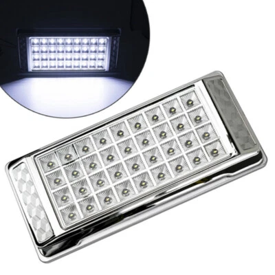 Универсальная автомобильная купольная сигнальная лампа 36 светодиодов потолочная лампа белый внутренний свет 12 В - Изображение 1 из 4