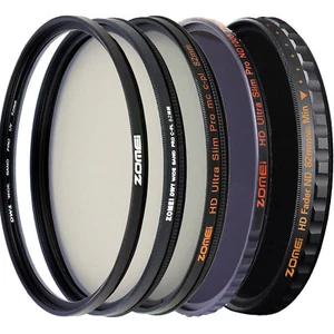 Zomei Pro Camera Lens Filter UV Filter CPL Filter ND Filter HD Filter for Camera - Picture 1 of 24