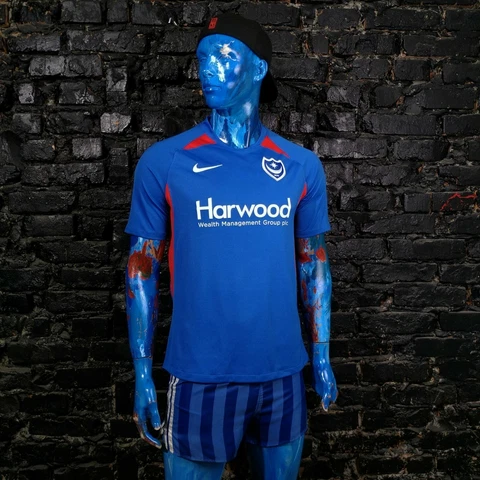 Portsmouth Jersey Home football shirt 2019 - 2020 Nike AJ0998-464 Mens Size L Cover