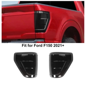 2Pcs Rear Taillight Lamp Cover Trim Molded For Ford F-150 2021 2022+ Smoked - Picture 1 of 8