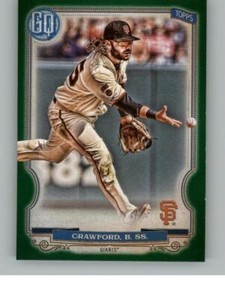 2020 Topps Gypsy Queen Brandon Crawford 49   San Francisco Giants Green