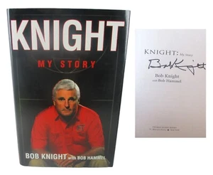 Bob Bobby Knight My Story ✎ SIGNED ✎ IU Indiana University Basketball 1st ED - Picture 1 of 3