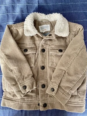 Gymboree boy velvet jacket/size 4/ivory/excellent condition - Image 1 of 4