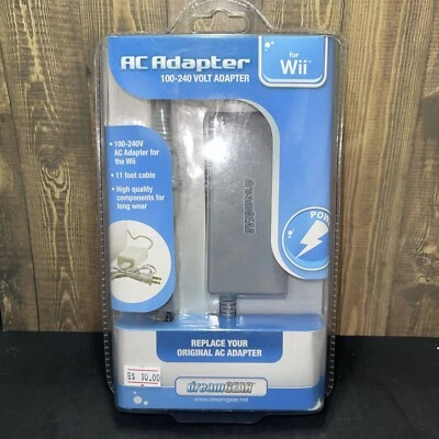 dreamGEAR Wii AC Power Adapter NIB 100-240 Volt - Image 1 of 4