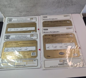 Pioneer Memory Scrapbook Refill Pages (2) 12x15 RW-15 & (2) 12x12 RMW-5 NEW - Picture 1 of 9