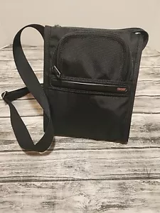 TUMI Alpha 11.5” FXT Ballistic Nylon Small Travel Crossbody Bag Adjustable Strap - Picture 1 of 13