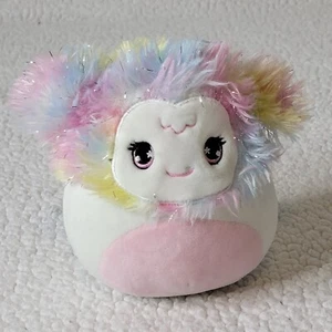 Squishmallows Kellytoy Mystery Zaylee Baby Bigfoot Yeti 5" Pink - Rainbow No Tag - Picture 1 of 6