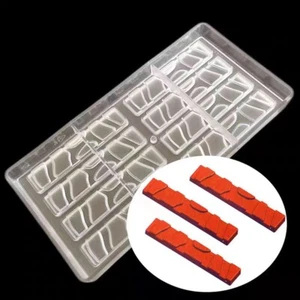 Molde de barra de chocolate 28 g 3D de policarbonato formas de chocolate molde de barra de caramelo - Imagen 1 de 8