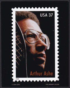 Photo Color essay, USA Sc3936 Arthur Ashe (1943-93), Tennis - Picture 1 of 1