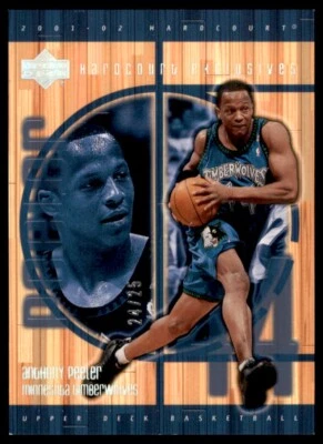 2001-02 Exclusivos Anthony Peeler/25 Twolves #51 *Noles2148* Foto 1 de 2