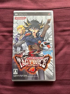 Yu-Gi-Oh 5D's Tag Force 4 Sony PSP Konami Japanese Import Japan Yugioh - Image 1 of 2