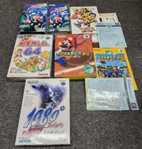 No Games JPN Japanese Nintendo 64 & Super Famicom BOXES & MANUALS Mario Tennis - Bild 1 von 1