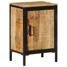 Bathroom Cabinet Storage Vanity Unit Cupboard Solid Wood Mango and Iron vidaXL