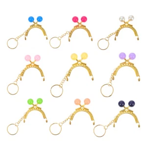 9 Pcs Süßigkeitenperlen Und Gold Reisen Dekorativ Handtaschenzubehör - Bild 1 von 12
