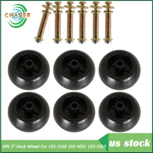 6Pk Deck Wheel Kit For Exmark 116-9981 103-3168 103-4051 109-2098 109-9011 - Picture 1 of 8