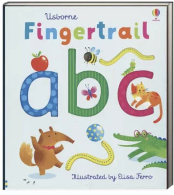 Usborne Fingertrail abc by Felicity Brooks (Board Book) Brand New Alphabet - Image 1 of 4
