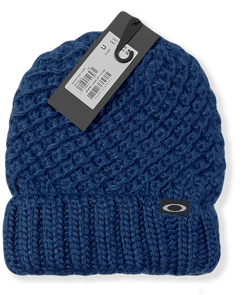 Gorro Oakley Mix Yarn - Nuevo con etiquetas para mujer talla única azul oscuro - #44762-F2 Foto 1 de 1