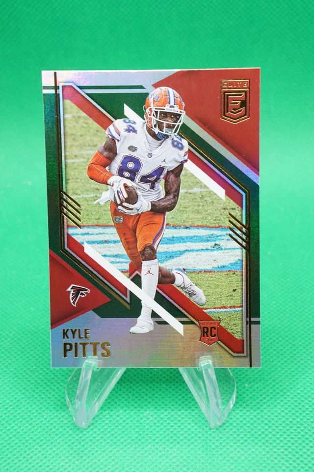 2021 Donruss Elite Rookies Green #117 Kyle Pitts Atlanta Falcons TL4 - Image 1 of 2
