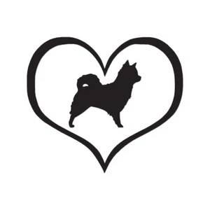 Corazón Pelo Largo Chihuahua Love - Calcomanía - Varios Colores y Tamaños - ebn1481 - Imagen 1 de 20