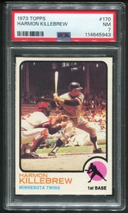 1973 Topps #170 Harmon Killebrew PSA 7 NM - Picture 1 of 2