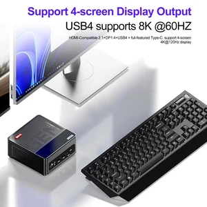 AOOSTAR Mini PC 11PRO 32G DRR5 RAM 1T SSD Mini Desktop Computer  - Picture 1 of 7