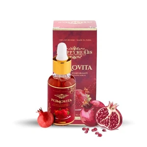 Haappy Herbs Pomovita Vitamin C Pomegranate Radiance Boosting Serum 30ml - Picture 1 of 8