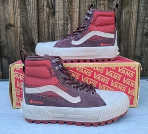 Vans Sk8-Hi Gore-Tex MTE Marrone Marrone NUOVO 5 Gioventù/Donna 6,5 - Foto 1 di 8