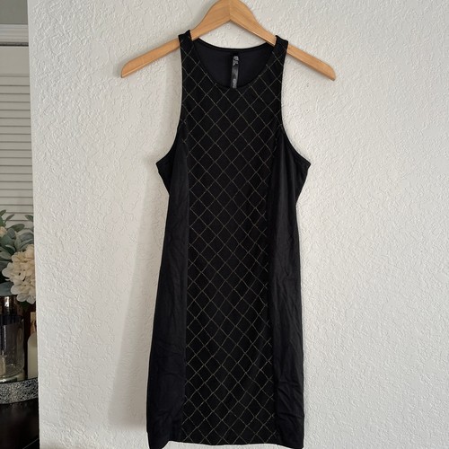 UNDERCOVER Abito sportivo Victoria’s Secret Sporty Prep nero maglia oro tempo libero vacanze