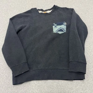 Sudadera Carhartt Crew Pullover Bolsillo Azul Clásica Para Hombre Talla M - Imagen 1 de 6