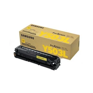 Tóner Samsung CLT-Y503L SU491A amarillo amarillo para Samsung ProXpress C3010 C3060, embalaje original - Imagen 1 de 1