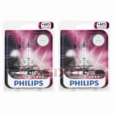 2 bombillas de faros de haz alto bajo Philips para Alfa Romeo 159 166 Brera Mito wq Foto 1 de 4