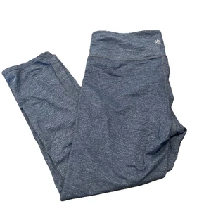 ATHLETA Chaturanga Capri Yogahose Leggings meliert blau Gr. MT Medium Tall - Bild 1 von 8