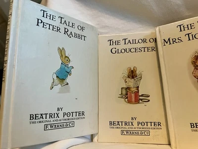 BEATRIX POTTER Original Peter Rabbit Collection 1-12 Lot Of 9 Books Total! - Image 1 of 4