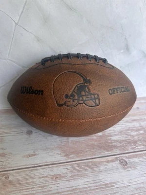 Wilson NFL Cleveland Browns 9” Fútbol Americano Licencia Oficial  Foto 1 de 3