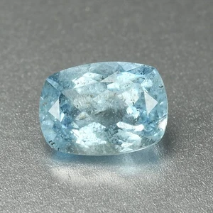 0.77 Ct Lovely Cushion Cut 6.7 x 4.9 MM 100% Natural Aqua Blue Brazil Aquamarine - Picture 1 of 5