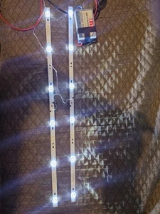 Led strips LT-32C485 BACK LIGTH SET 2X FOR 32 inch JVC TV PT32 OATO1-1 - Picture 1 of 5