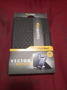 NEW Solo Vector Slim Case Fits iPad Mini Generation 1, 2, 3 - Picture 1 of 2