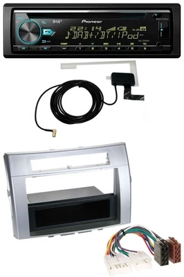 Pioneer MP3 AUX CD USB DAB Autoradio für Toyota Corolla Verso 2004-2009 silber - Bild 1 von 4