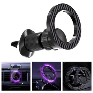 Support Téléphone Voiture Réglable avec Forte Attraction Magnétique et Stabi - Photo 1 sur 12