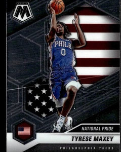 Tyrese Maxey 2020-21 Panini Mosaico Orgullo Nacional Philadelphia 76ers #259 - Imagen 1 de 2