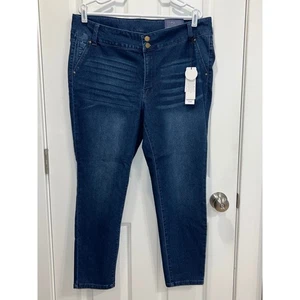 Neu mit Etikett Workshop Republic Kleidung Skinny Knöchel Komfort Stretch Jeans 16W - Bild 1 von 5