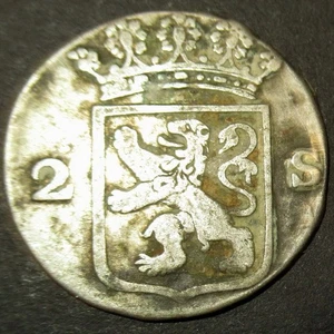 Certificate Authenticity 1789 Dutch Colonial New York Silver Loin Dime Hollandia - Picture 1 of 4