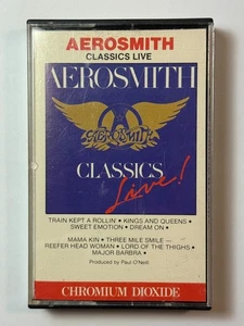 Aerosmith Classics Live Cassette Tape 1986 CBS Chromium Dioxide - Picture 1 of 4
