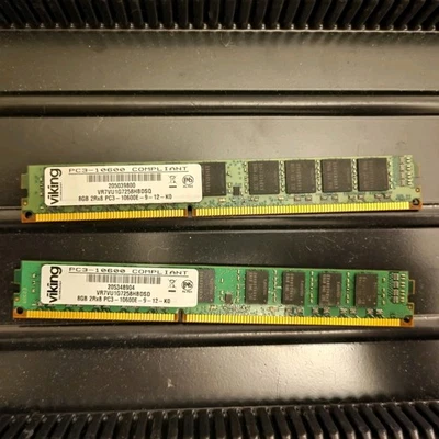 Viking 16GB (2x8GB) DDR3 PC3-10600E 1333MHz ECC UDIMM 240-Pin RAM Server/workstn - Image 1 of 3
