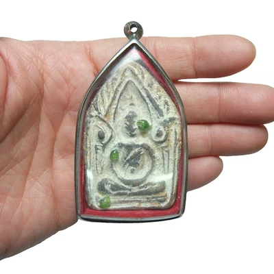 Тайский амулет Будды с зелеными бусинами — священная защита и богатство на удачу — Vi - Изображение 1 из 4